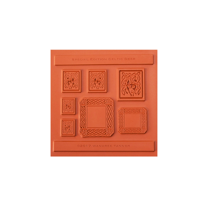 Wanaree Tanner Special Edition Texture Plate - Celtic Deer