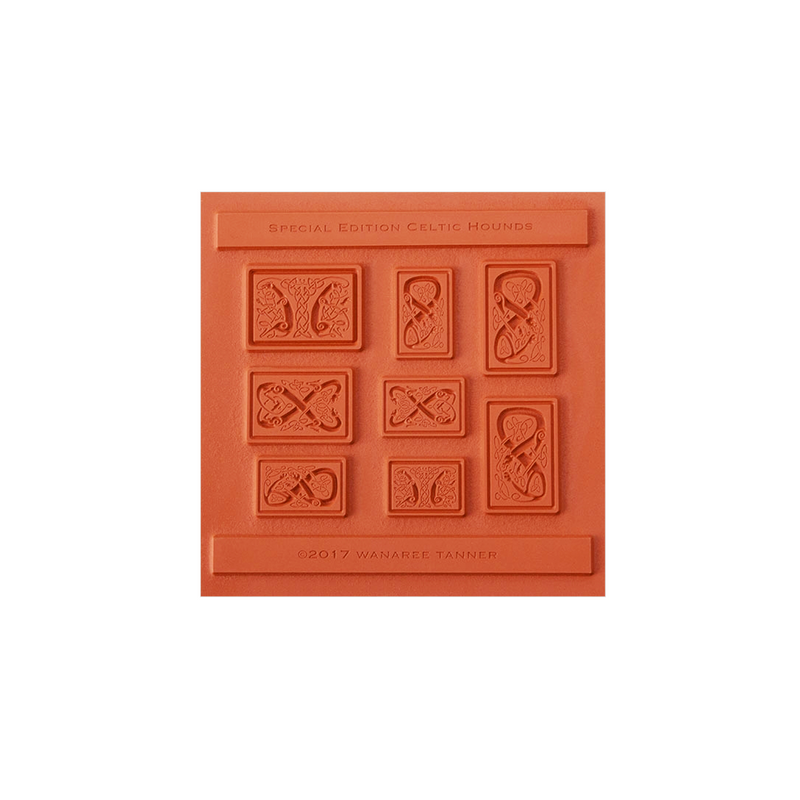 Wanaree Tanner Special Edition Texture Plate - Celtic Hounds