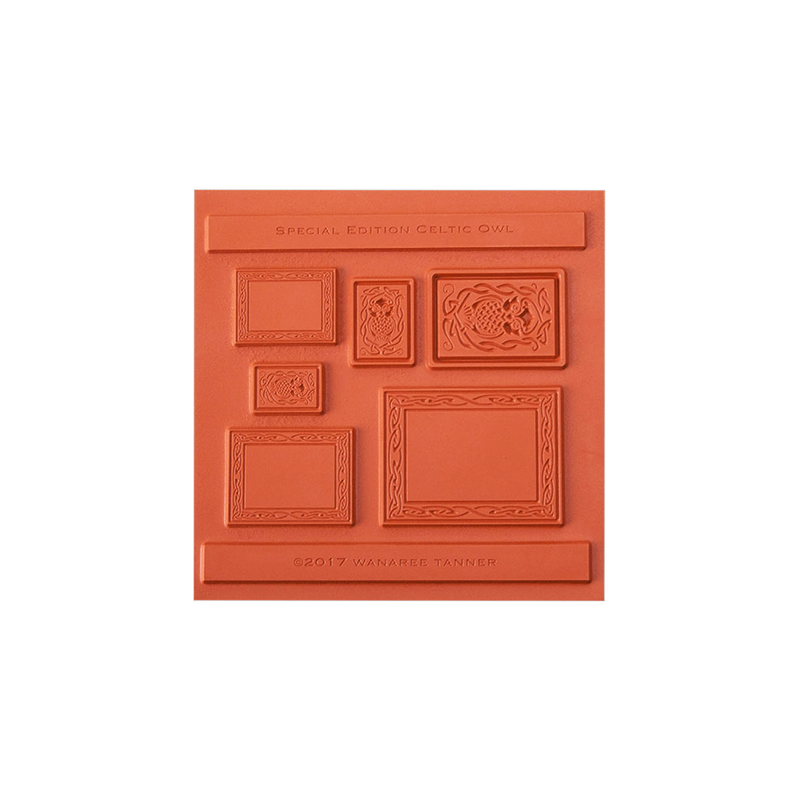 Wanaree Tanner Special Edition Texture Plate - Celtic Owl