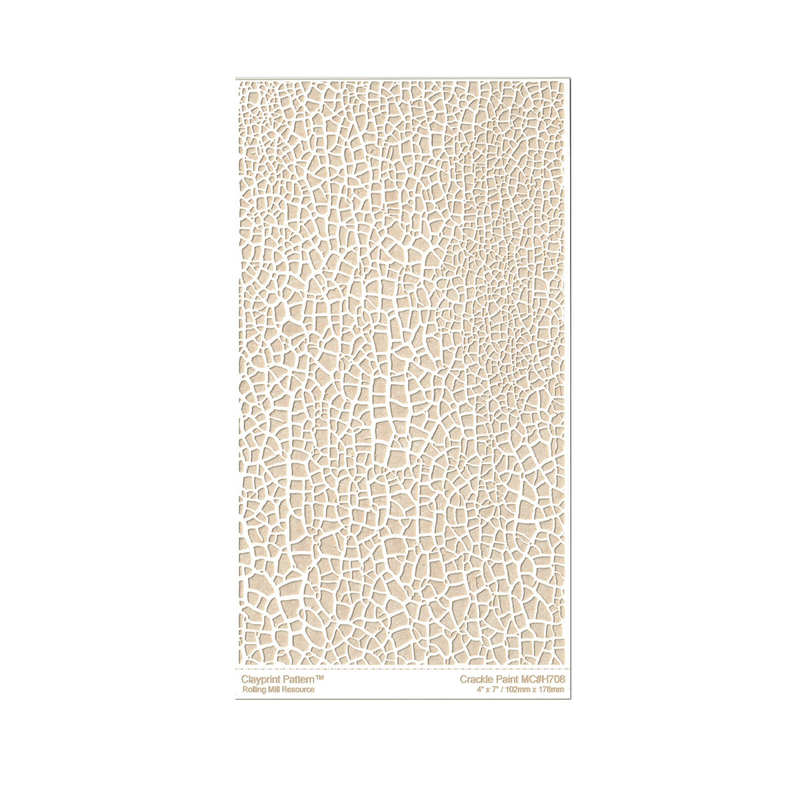 RMR Laser Texture Paper - Crackle Paint - 102 x 178mm