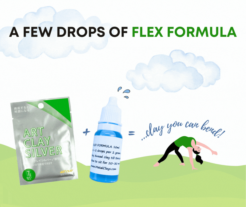 Flex Formula - Make any metal clay flexible!