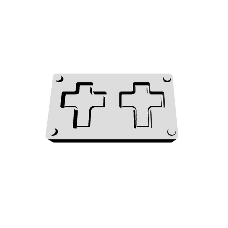 Bead Builder Mould Add-on - Frame Adapter - Cross