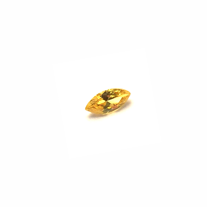 Lab Created Gemstone - Dark Yellow Marquise