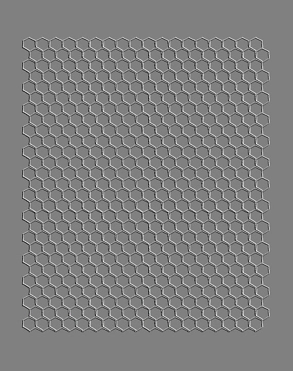 RMR Laser Texture Paper - Honey Comb - 76 x 102mm
