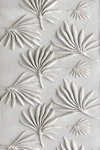 Acrylic Texture Small Roller (KTR) - Palm Fronds - 5cm