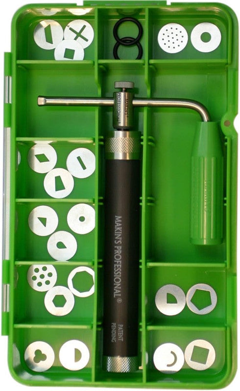 Makin's Professional Ultimate Clay Extruder Set - Stainless Steel Version