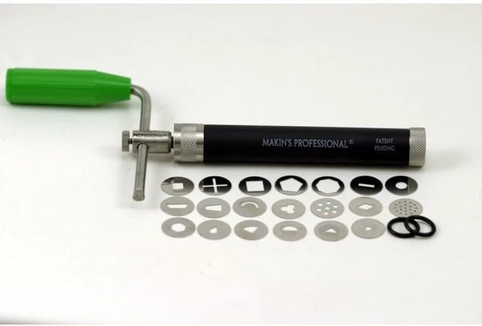 Makin's Professional Ultimate Clay Extruder Set - Stainless Steel Version