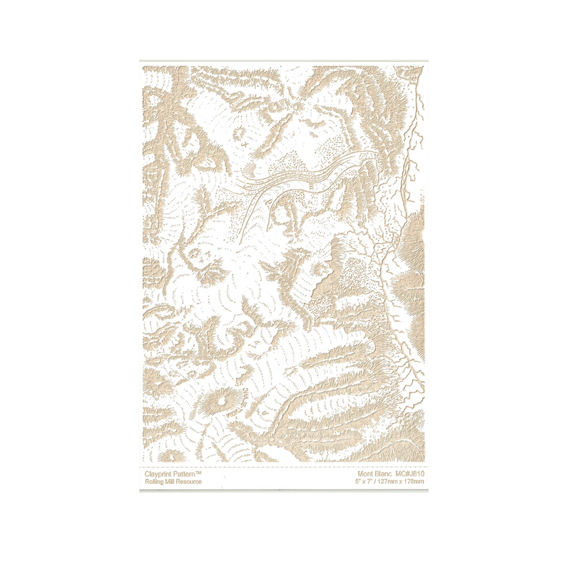 RMR Laser Texture Paper - Mont Blanc - 127 x 178mm