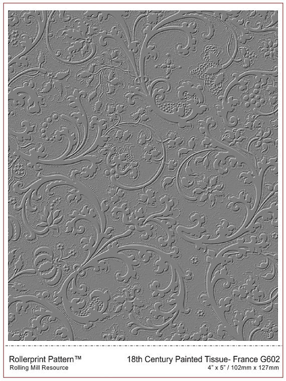 RMR Laser Texture Paper - Painted Tissue France - 102 x 127mm