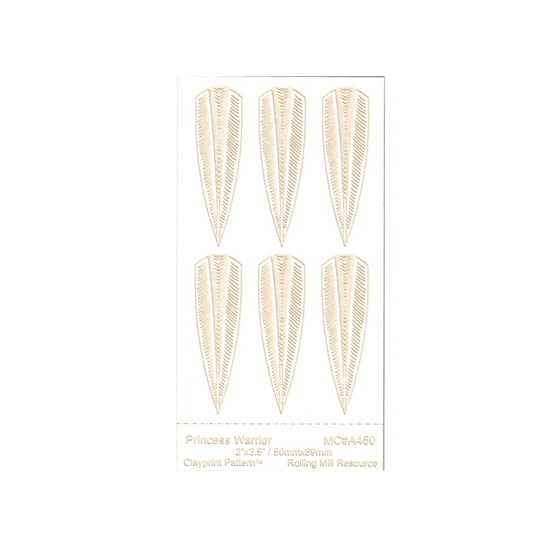 RMR Laser Texture Paper - Princess Warrior - 50 x 89mm