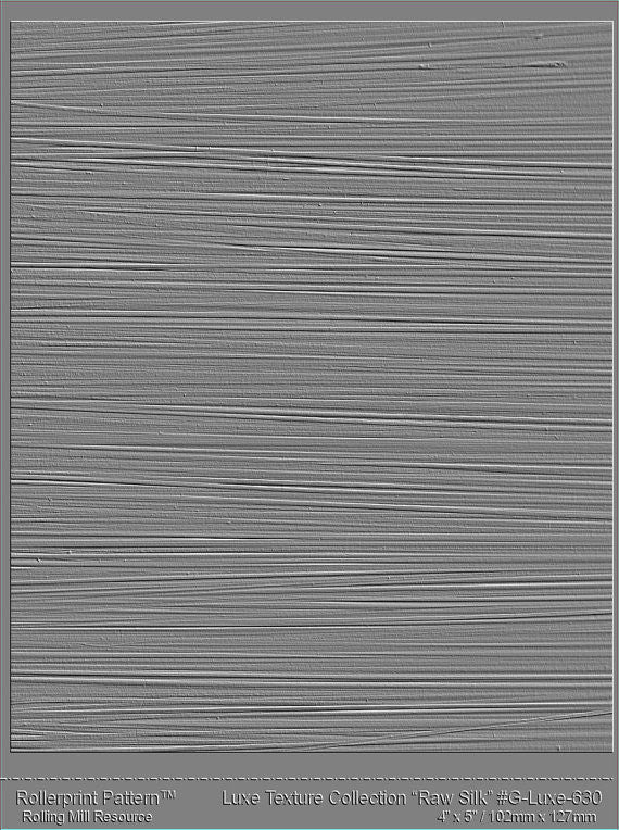 RMR Laser Texture Paper - Luxe Raw Silk - 102 x 127mm