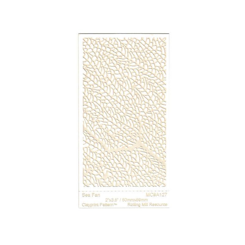 RMR Laser Texture Paper - Sea Fan - 50 x 89mm