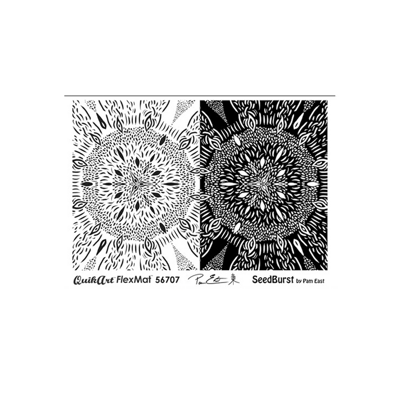 Pam East FlexMat Texture Stamp - Seedburst