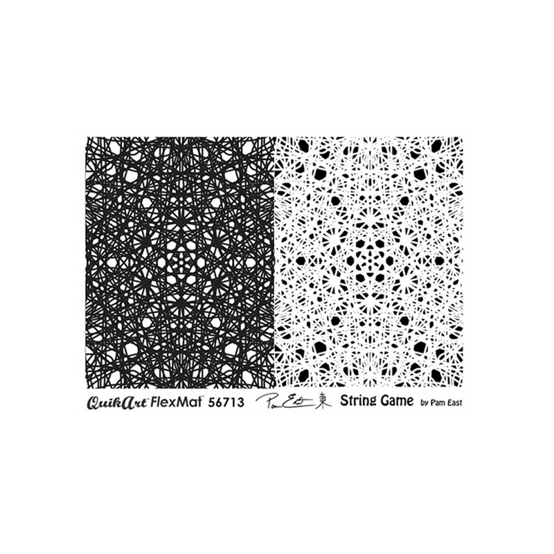Pam East FlexMat Texture Stamp - String Game