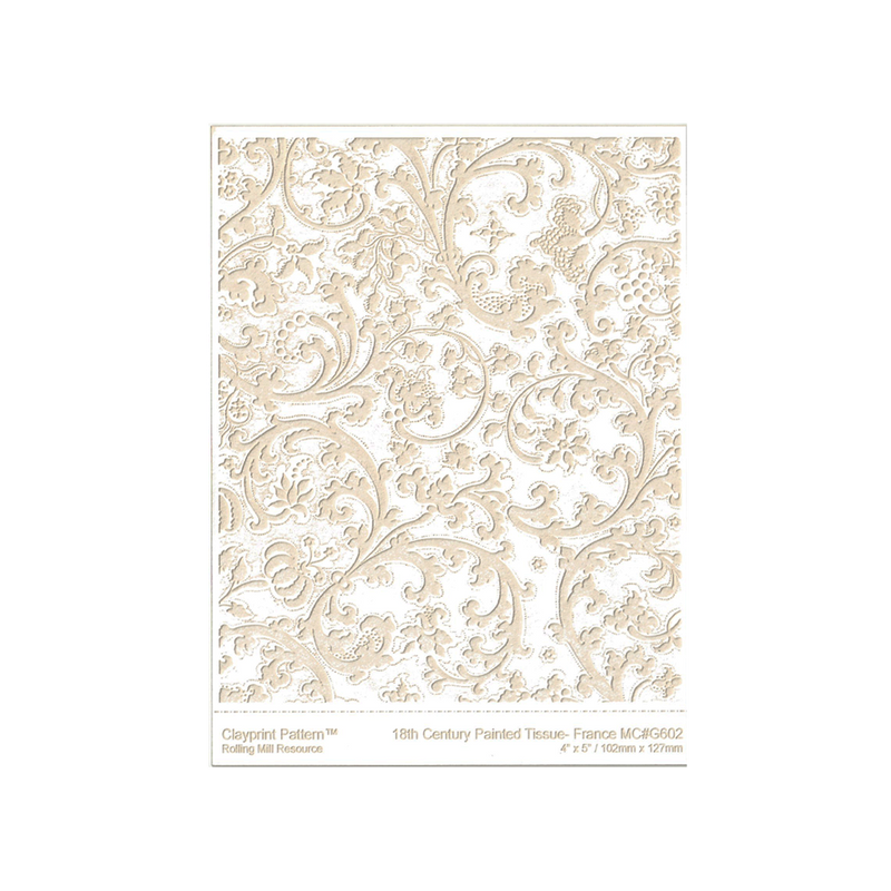 RMR Laser Texture Paper - Painted Tissue France - 102 x 127mm