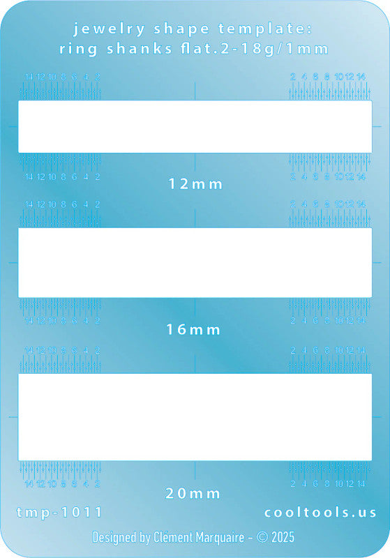 Ring Shank Template - Flat