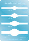 103-tmp-1013 template for Ring band shank template - round shield