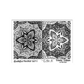 Pam East FlexMat Texture Stamp - Trippin Trillium